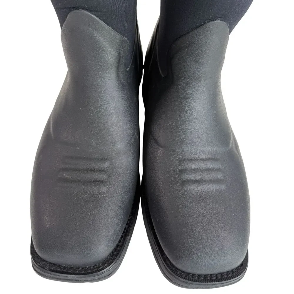 Durango Men's Rebel Rancher Western Waterproof Work Boot Black Size 12W